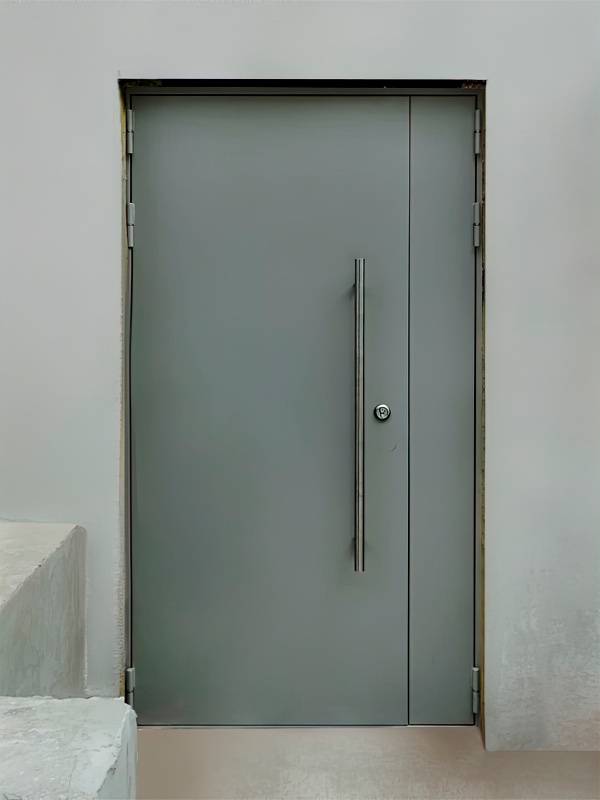 Дверь с ручкой рейлингом Дверь с ручкой рейлингом