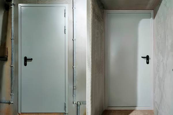 Глухая противопожарная дверь (ул. Пресненский вал, 36, офисы) Глухая противопожарная дверь (ул. Пресненский вал, 36, офисы)