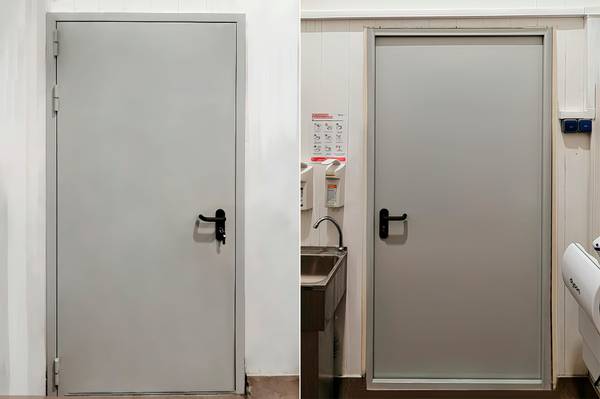 Однопольная противопожарная дверь (завод «Coca-Cola») Однопольная противопожарная дверь (завод «Coca-Cola»)