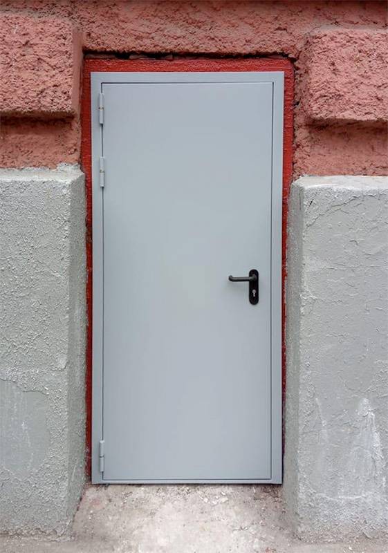 Одностворчатая пожаростойкая дверь (ул. 3-я Фрунзенская) Одностворчатая пожаростойкая дверь (ул. 3-я Фрунзенская)