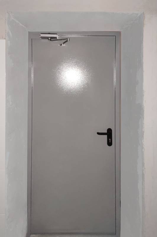 Огнезащитная дверь с доводчиком Огнезащитная дверь с доводчиком