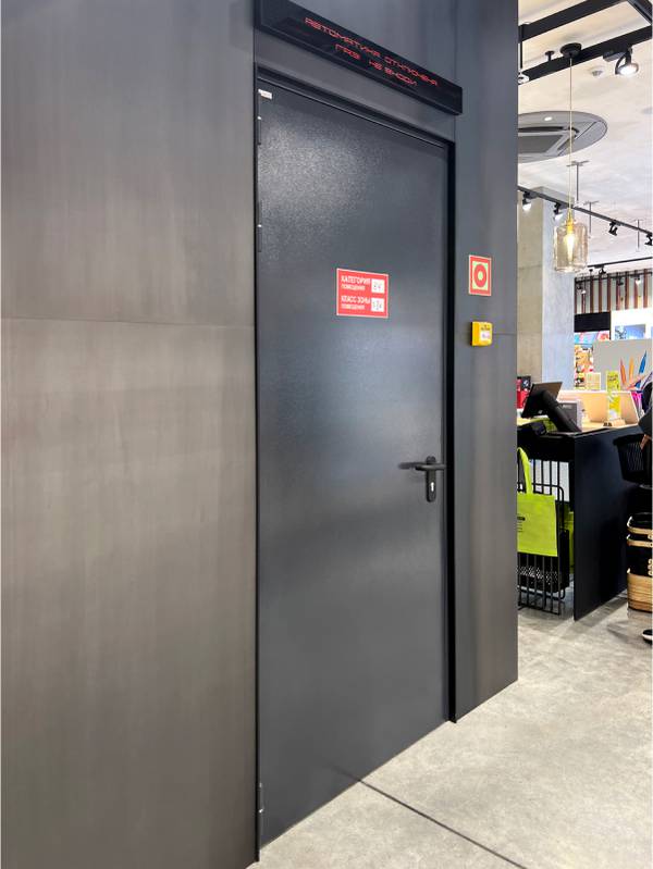 Противопожарная одностворчатая дверь с окрасом по RAL Противопожарная одностворчатая дверь с окрасом по RAL