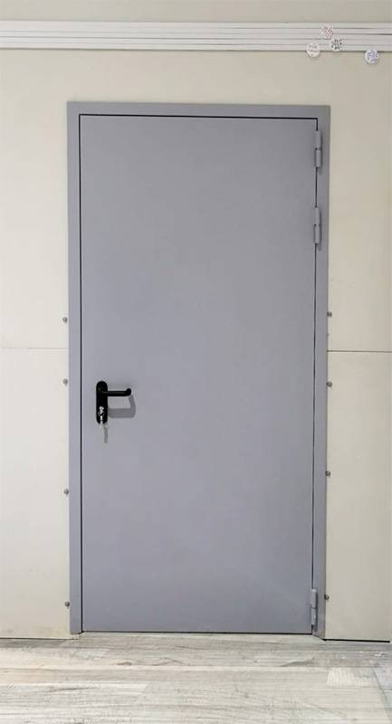 Противопожарная дверь, внешняя сторона (село Левково) Противопожарная дверь, внешняя сторона (село Левково)