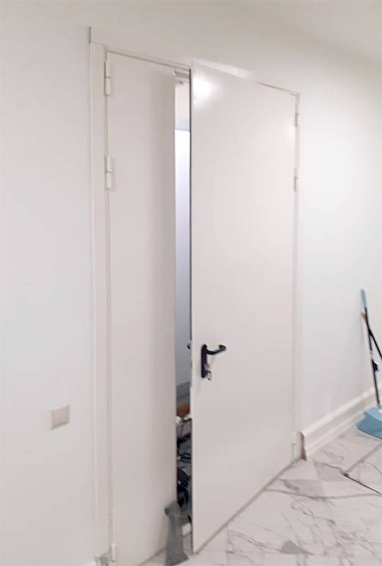 Установленная полуторная дверь (г. Кубинка) Установленная полуторная дверь (г. Кубинка)